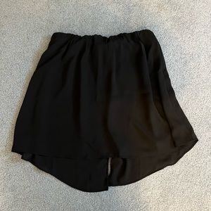 VICI Vacation Nights Strapless Blouse - Black -Small